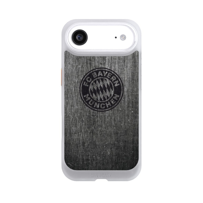 iPhone Air NIVOcore Metalllook FCB Logo einfarbig