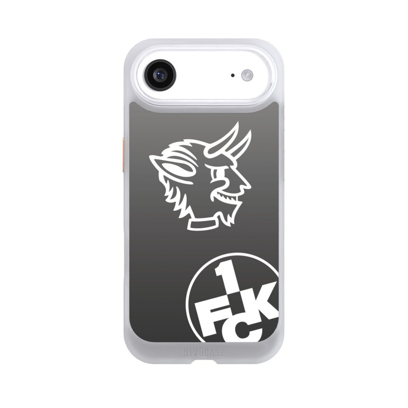 iPhone Air NIVOcore Teufelskopf FCK auf Schwarz