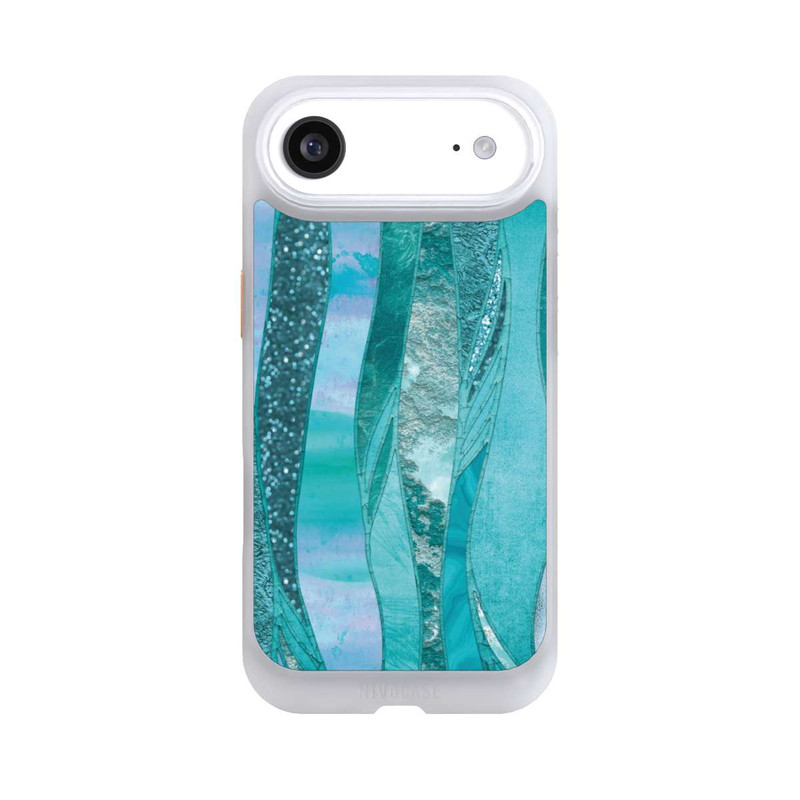 iPhone Air NIVOcore Blue Glamour Glitter Look