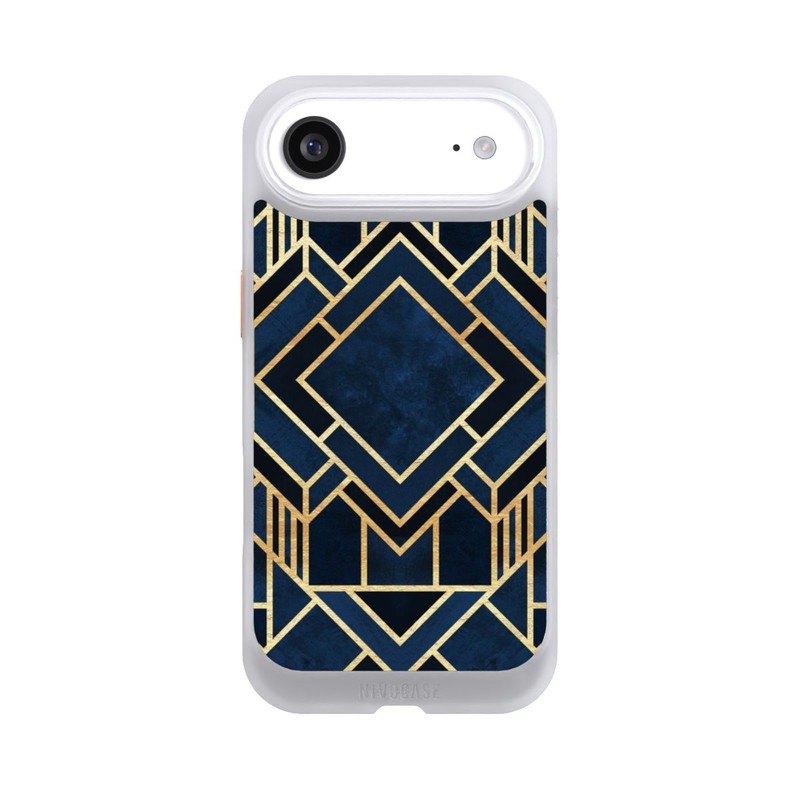 iPhone Air NIVOcore Impression Art Déco Bleu Or