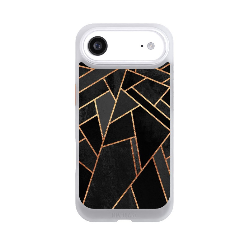 iPhone Air NIVOcore Schwarze Nacht Gold Druck
