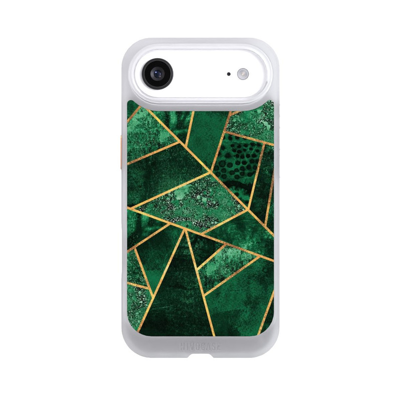 iPhone Air NIVOcore Tief Smaragdgrün Golddruck