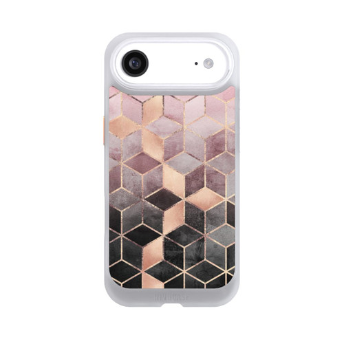 Apple iPhone Air NIVOcore Pink-grauer Farbverlauf Würfel Druck