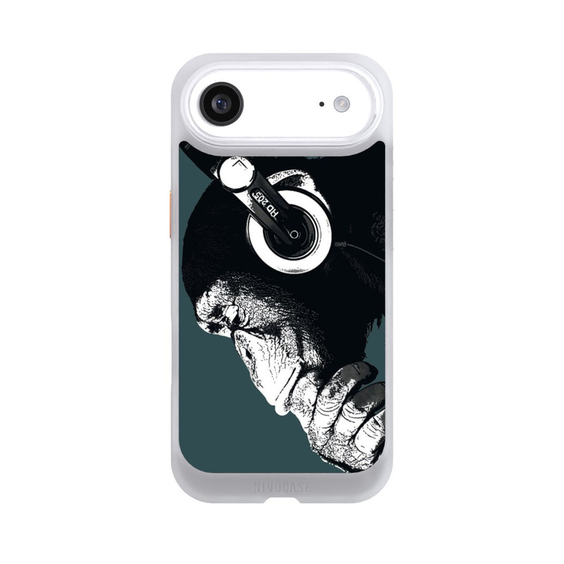 iPhone Air NIVOcore Denkender Affe Blau