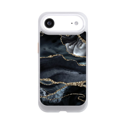 Apple iPhone Air NIVOcore Dunkler Marmor Gold Glitzerlook