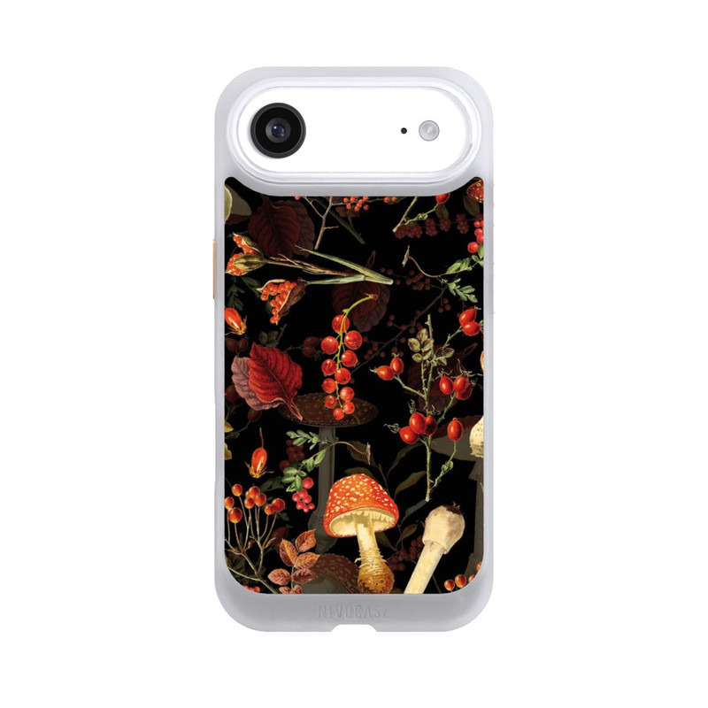 iPhone Air NIVOcore Pilzmuster Schwarz