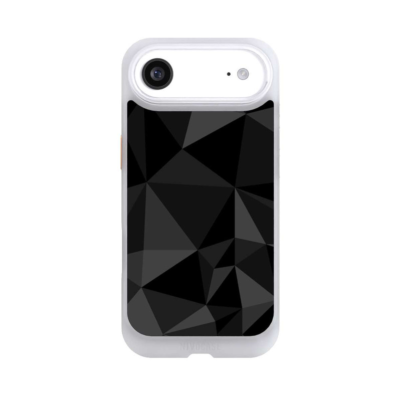 iPhone Air NIVOcore Polygon Pattern Black