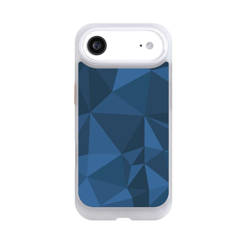 iPhone Air NIVOcore Polygon Pattern Blue