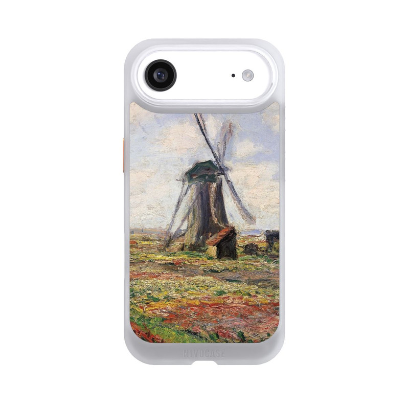iPhone Air NIVOcore Tulpenfelder mit der Rijnsburger Windmühle von Claude Monet