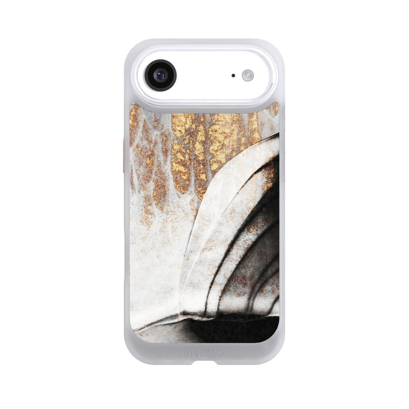 iPhone Air NIVOcore Schwarze und goldene Adern