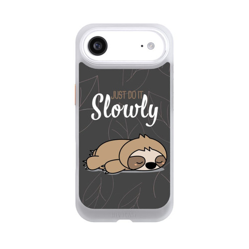Apple iPhone Air NIVOcore Just Do It Slowly Sloth Grey