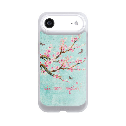 Apple iPhone Air NIVOcore Motif d'arbre en fleurs de cerisier bleu