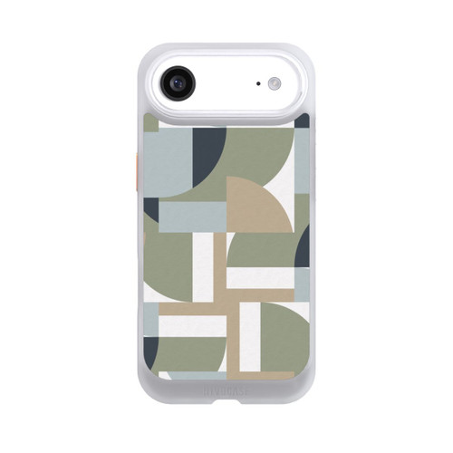 Apple iPhone Air NIVOcore Polygones futuristes du Bauhaus Beige