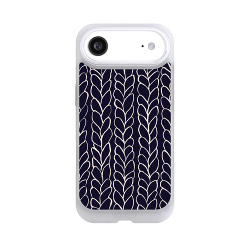 Apple iPhone Air NIVOcore Wool Braids Drawings Navy