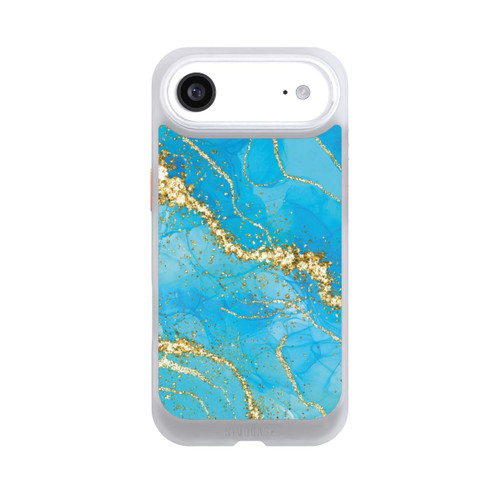 Apple iPhone Air NIVOcore Türkis-goldene Tapete