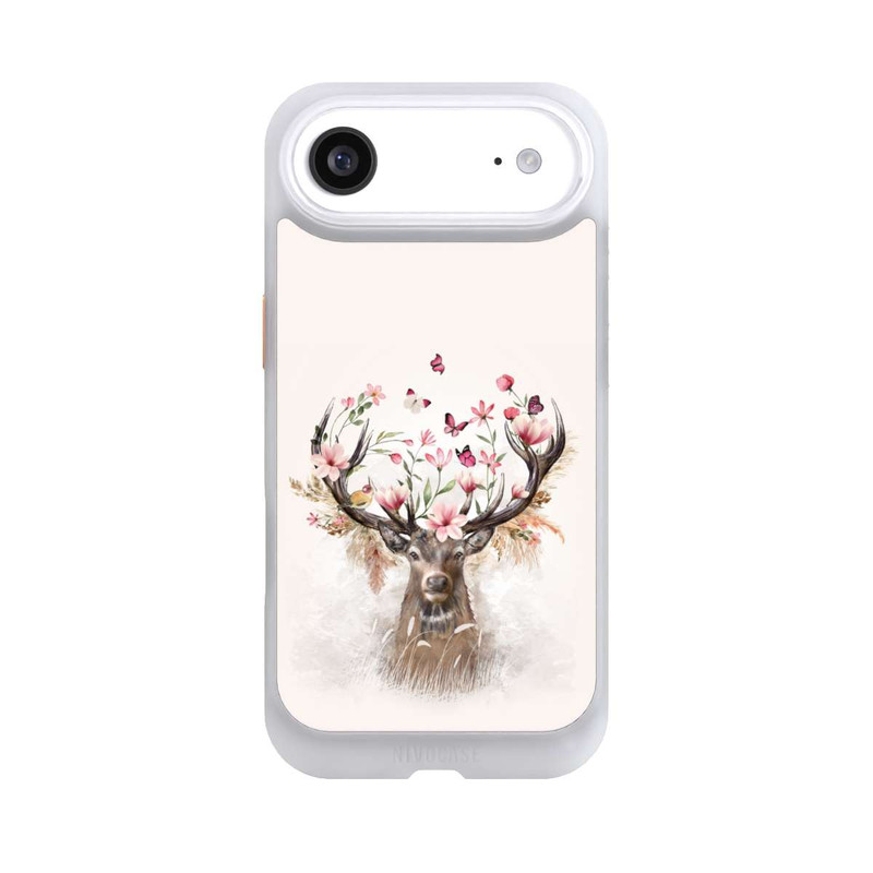 iPhone Air NIVOcore Deer Flowers Antlers
