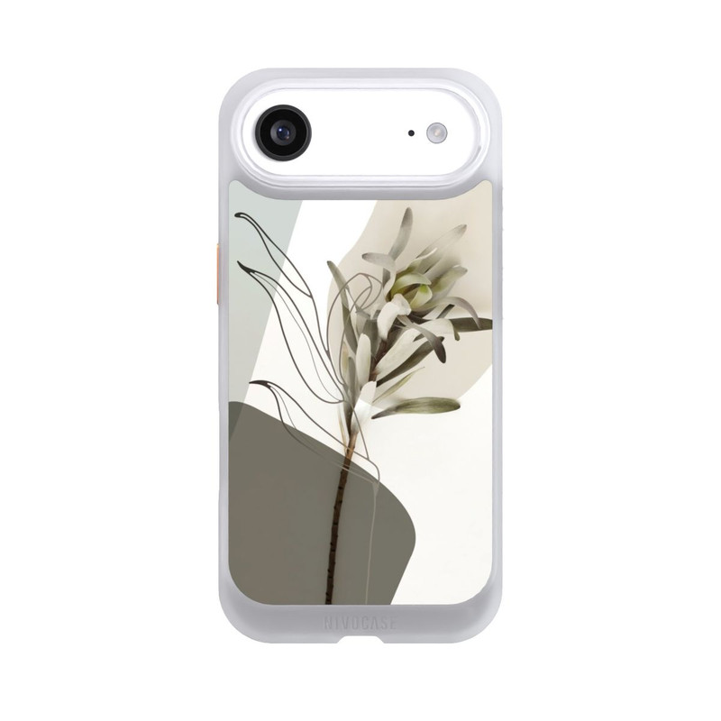 iPhone Air NIVOcore Boho Line Art Olivgrün