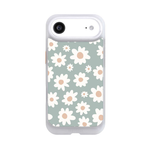Apple iPhone Air NIVOcore Daisy Flower Seamless Pattern Green