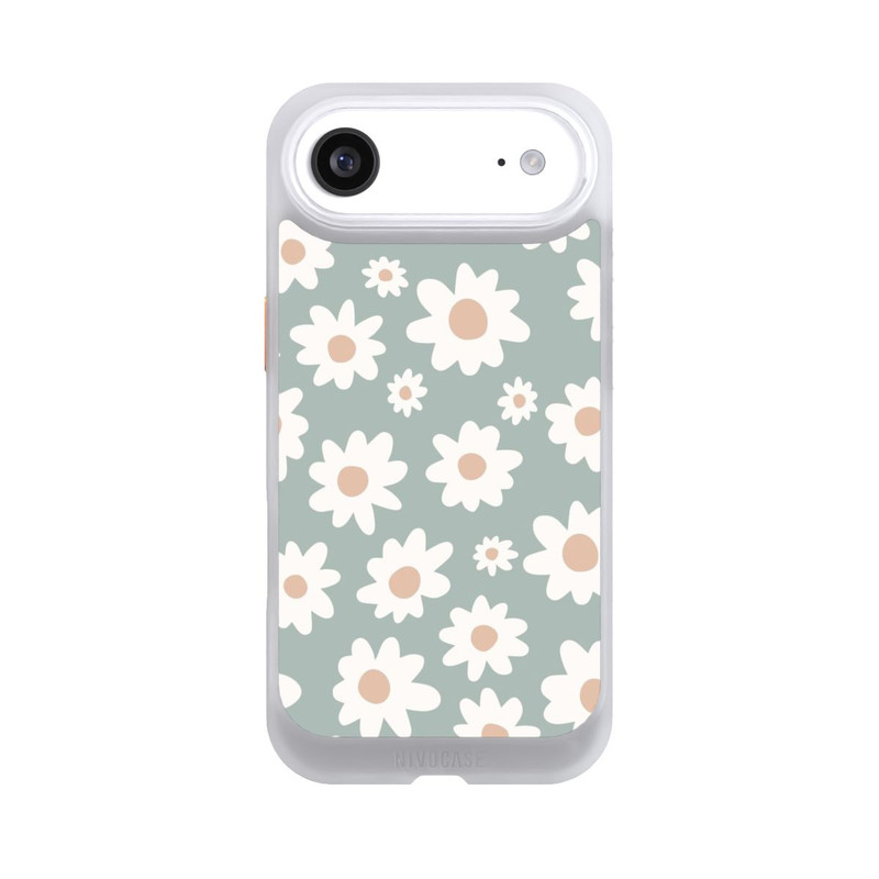 iPhone Air NIVOcore Gänseblümchen Muster grün