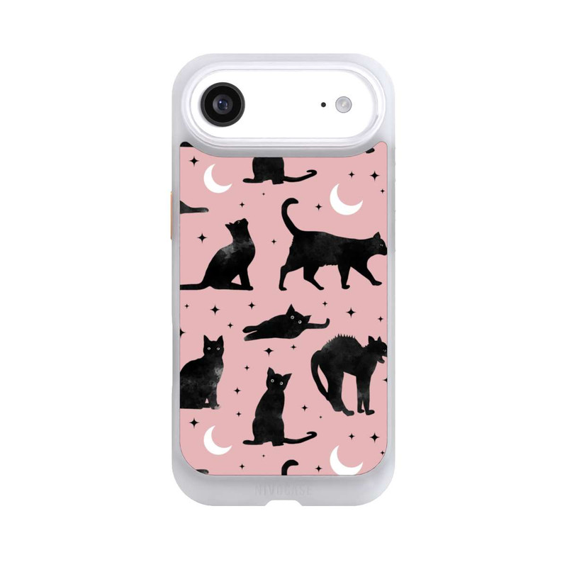 iPhone Air NIVOcore Cats And Moon On Pink