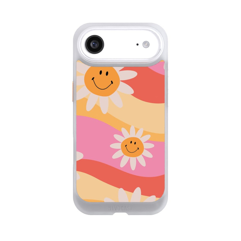 iPhone Air NIVOcore Retro Smiles Orange Colorful