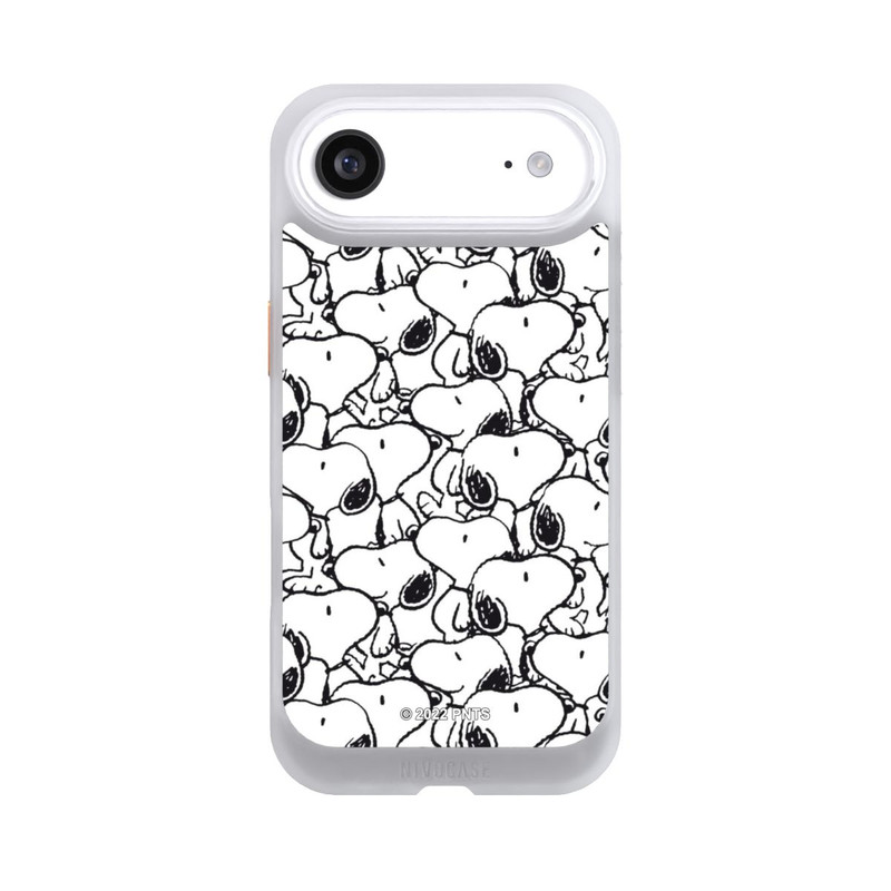 iPhone Air NIVOcore Snoopy Muster Schwarz und Weiß