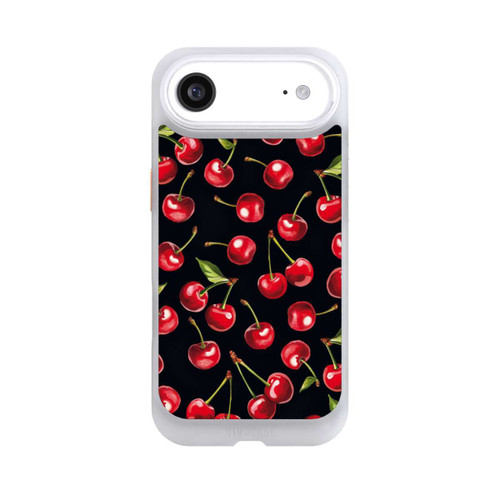 Apple iPhone Air NIVOcore Cherry Pattern Black with AI