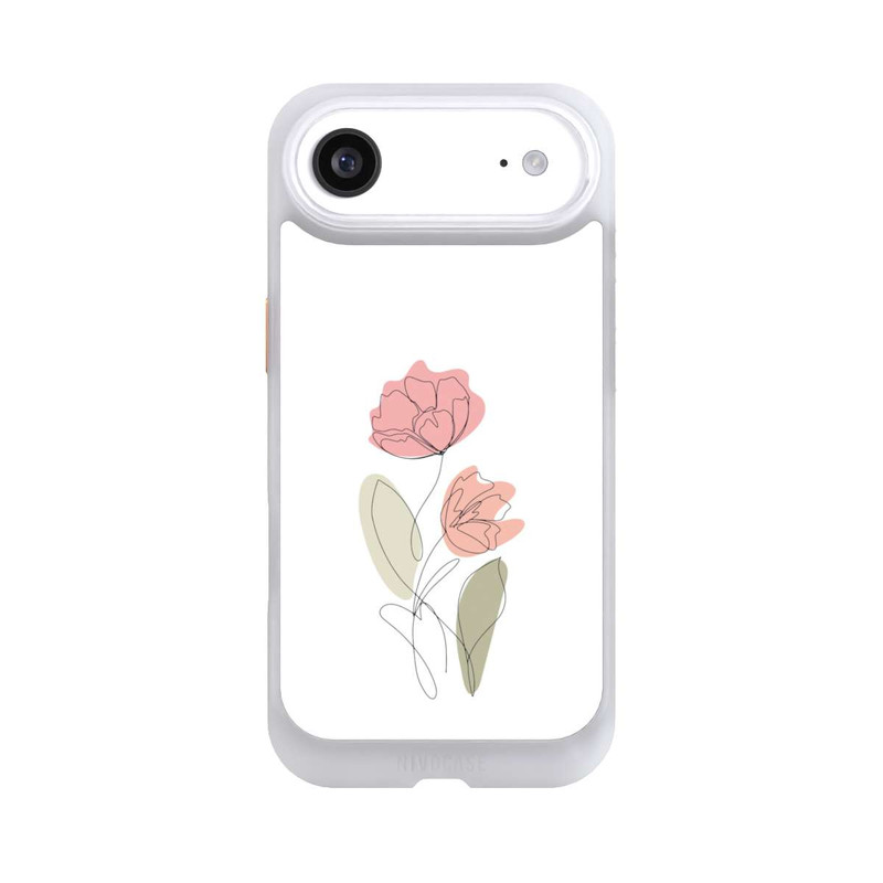 iPhone Air NIVOcore Flower Line Art Red