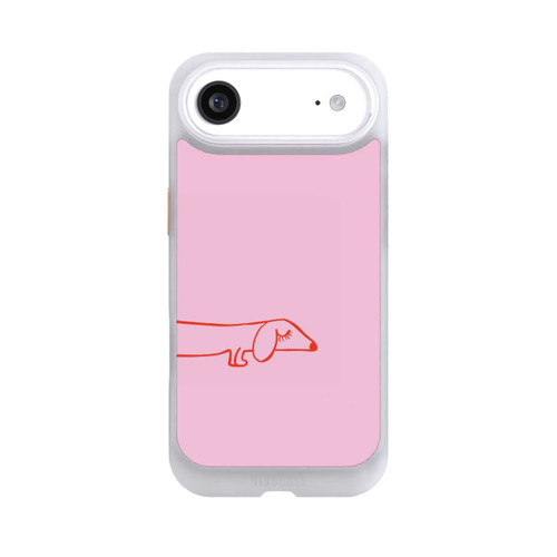 Apple iPhone Air NIVOcore Dachshund Illustration Pink