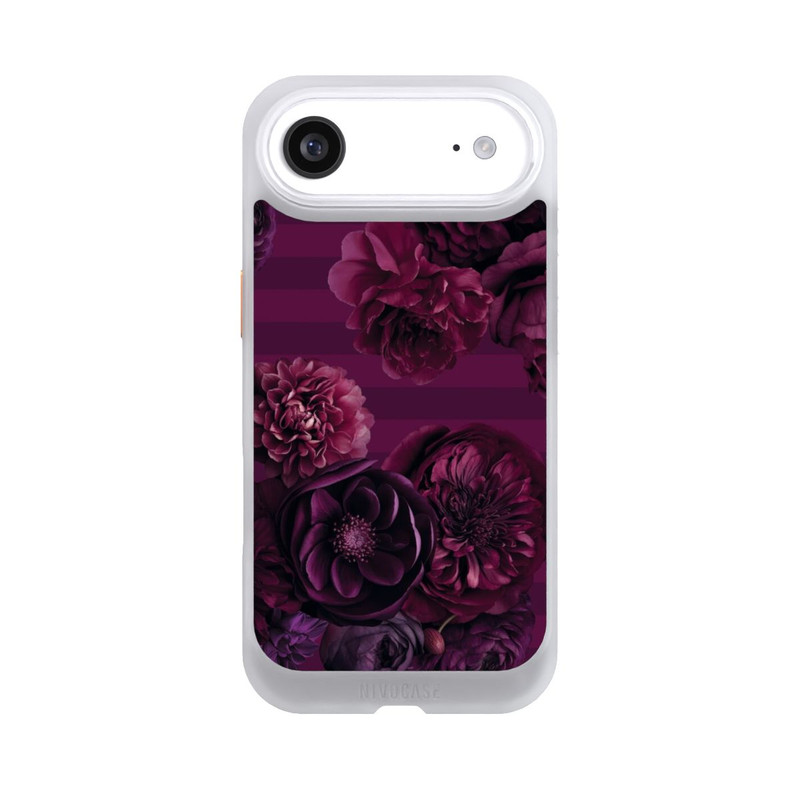 iPhone Air NIVOcore Majestic Baroque Blossom Dream Burgundy Pink mit KI