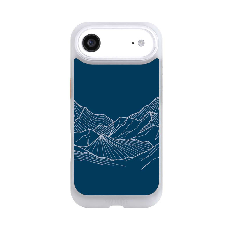 iPhone Air NIVOcore Blue Mountain Contour Lines