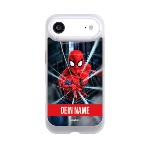 Apple iPhone Air NIVOcore Spiderman Webs in Action Personalisierbar