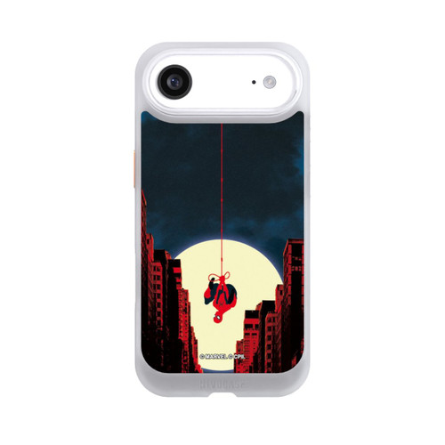 Apple iPhone Air NIVOcore Spider-Man Marvel between Skyscrapers
