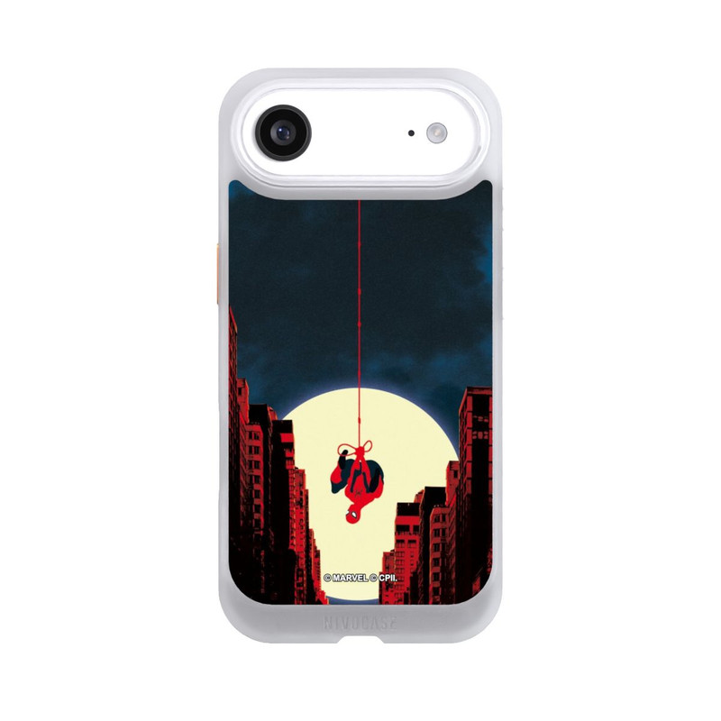iPhone Air NIVOcore Spider-Man Marvel between Skyscrapers