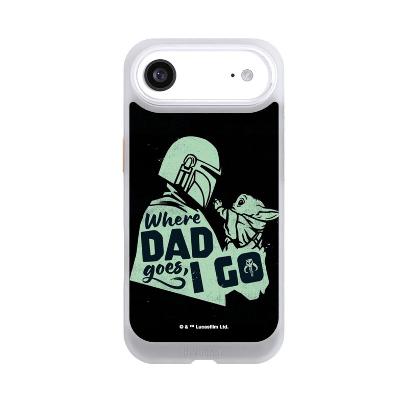 iPhone Air NIVOcore Grogu - Where dad goes,I go
