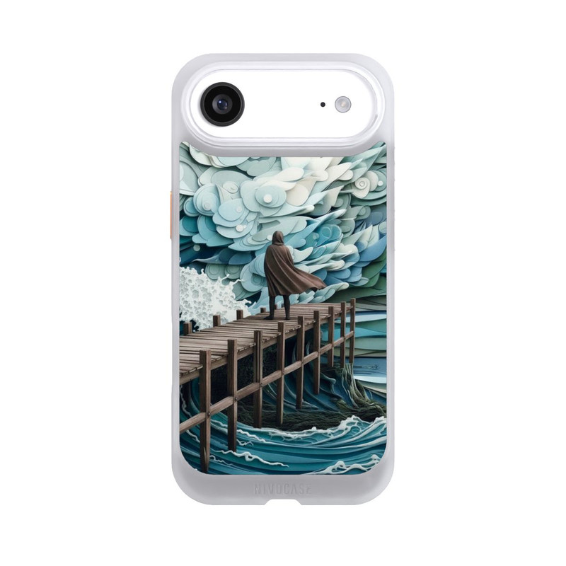 iPhone Air NIVOcore Stormy sea with AI