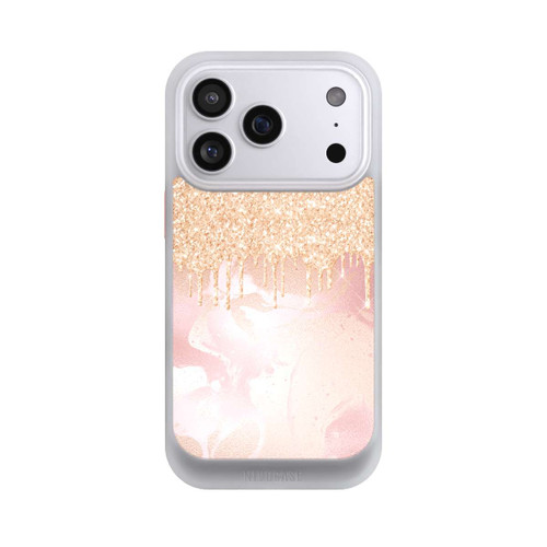 Apple iPhone 17 Pro NIVOcore  Roségoldener Glitzer Tropfen Look