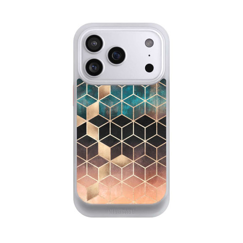 Apple iPhone 17 Pro NIVOcore Ombre Traum Würfel Gold Druck