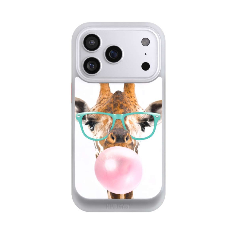 iPhone 17 Pro NIVOcore Giraffe mit Kaugummi