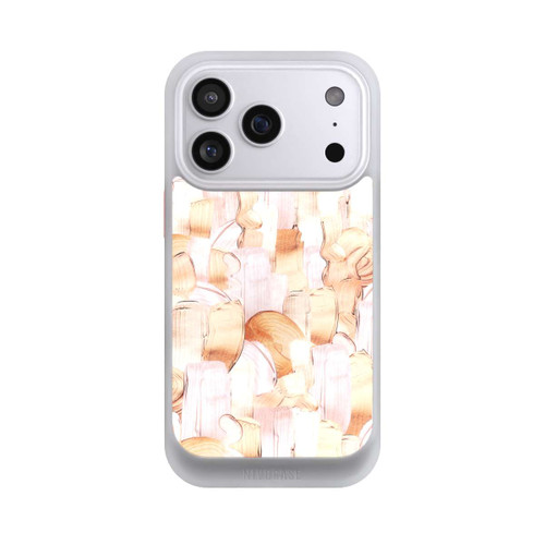 Apple iPhone 17 Pro NIVOcore White/Gold Brush Pattern