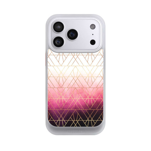 Apple iPhone 17 Pro NIVOcore Pink Ombre Dreiecke Golddruck