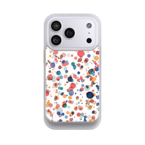 Apple iPhone 17 Pro NIVOcore Tropfen Aquarell Textur Blau Gelb