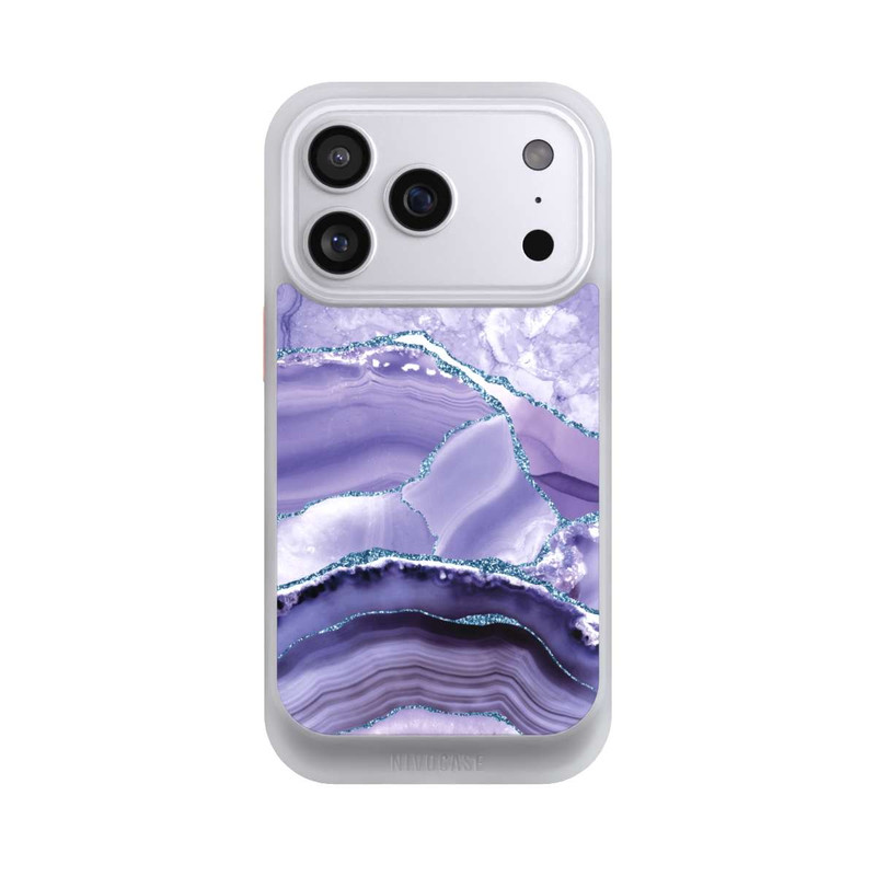 iPhone 17 Pro NIVOcore Lilac Marble Landscape