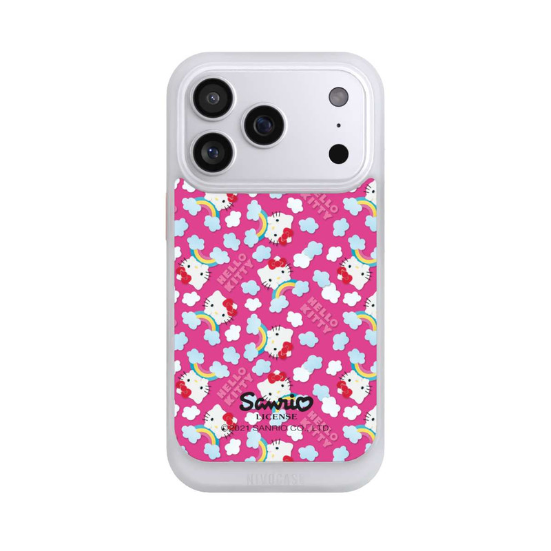 iPhone 17 Pro NIVOcore Hello Kitty Regenbogenmuster
