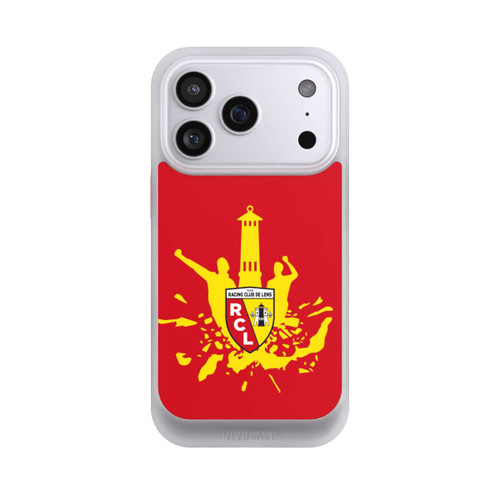 Apple iPhone 17 Pro NIVOcore RC Lens Tower Yellow on Red