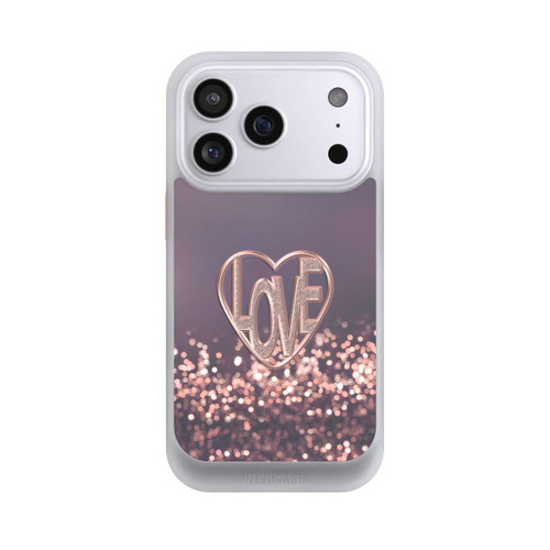 Apple iPhone 17 Pro NIVOcore LOVE Glitzerrosa