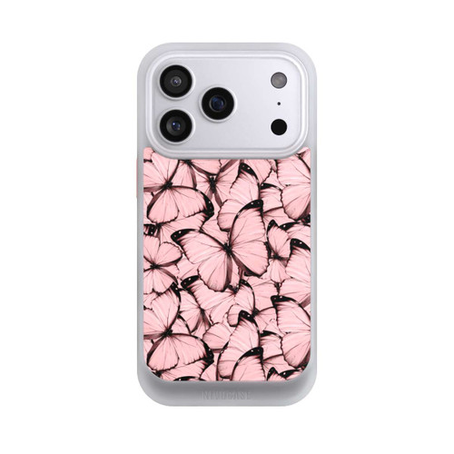 Apple iPhone 17 Pro NIVOcore Rosa Schmetterling-Muster