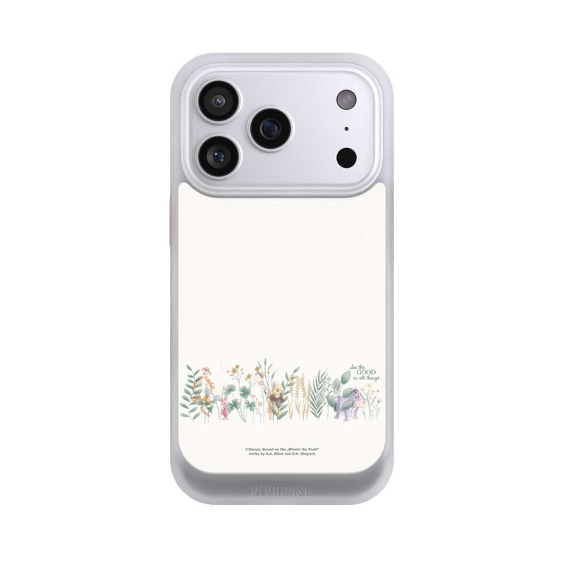 iPhone 17 Pro NIVOcore Winnie Puuh und seine Freunde hinter Eukalyptus