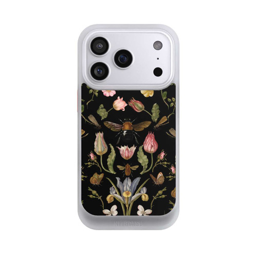 Apple iPhone 17 Pro NIVOcore Wildblumen und Biene Schwarz