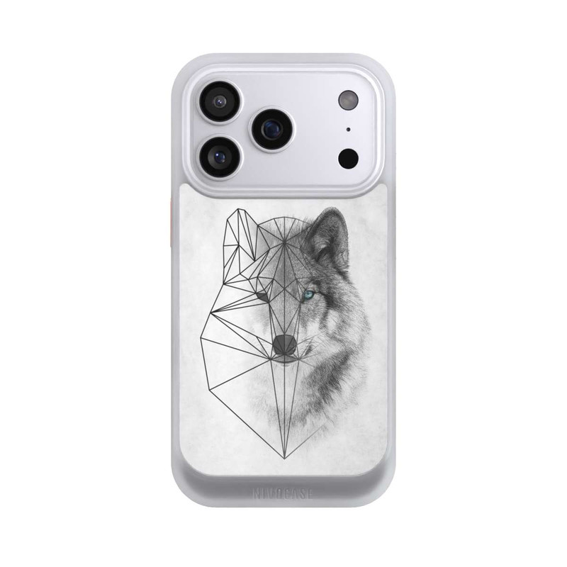 iPhone 17 Pro NIVOcore Polygonaler Wolf